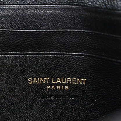 Saint Laurent Grain De Poudre Matelasse Monogram Mini Lou Camera Bag Black Black 6 of 10