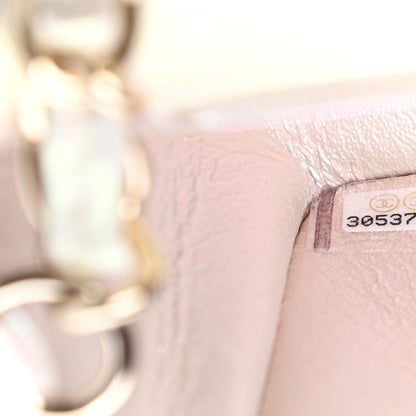 Chanel Iridescent Lambskin Quilted Mini Rectangular Flap Ivory 7 of 9