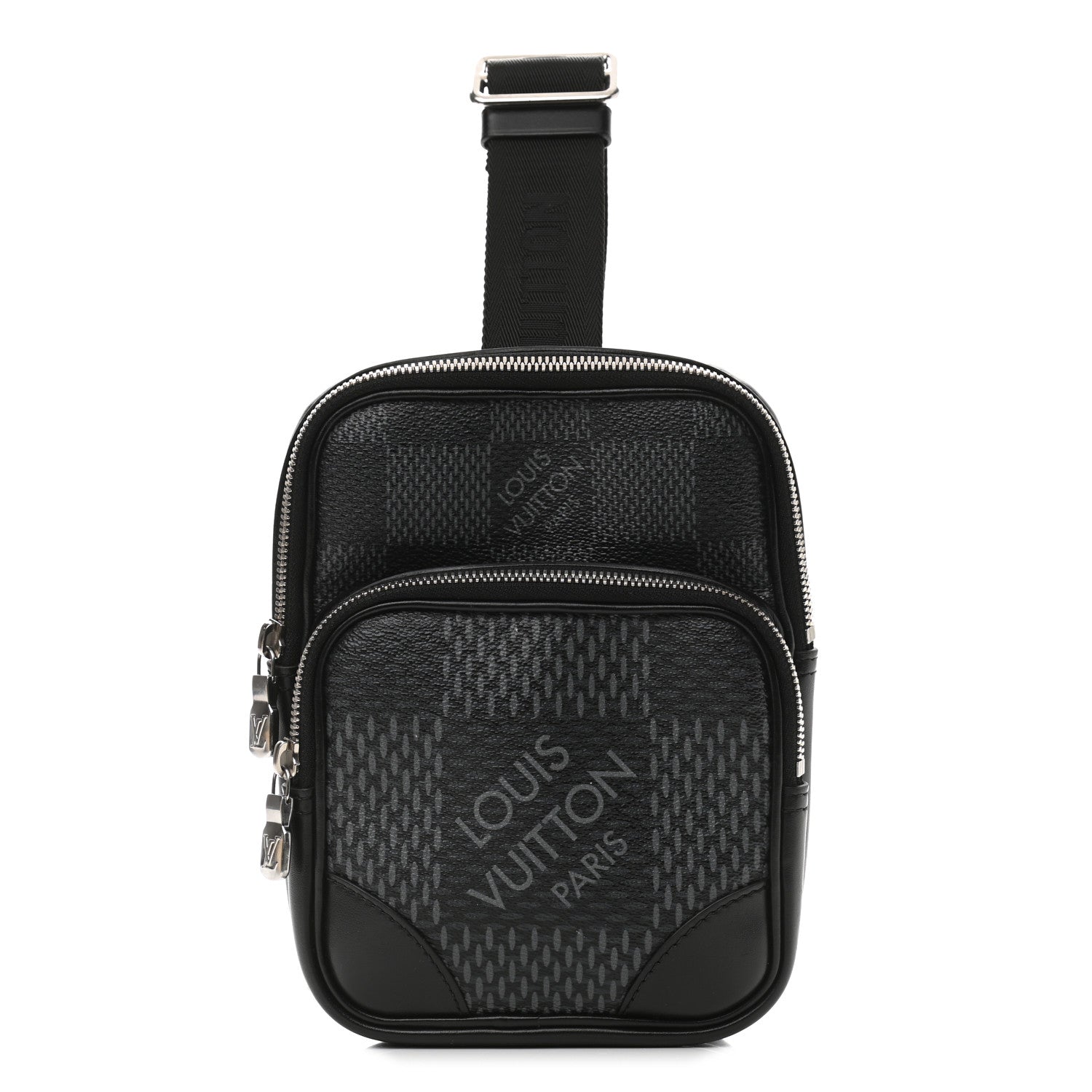 Louis Vuitton Damier Graphite 3D Amazone Sling Bag Black 1 of 10
