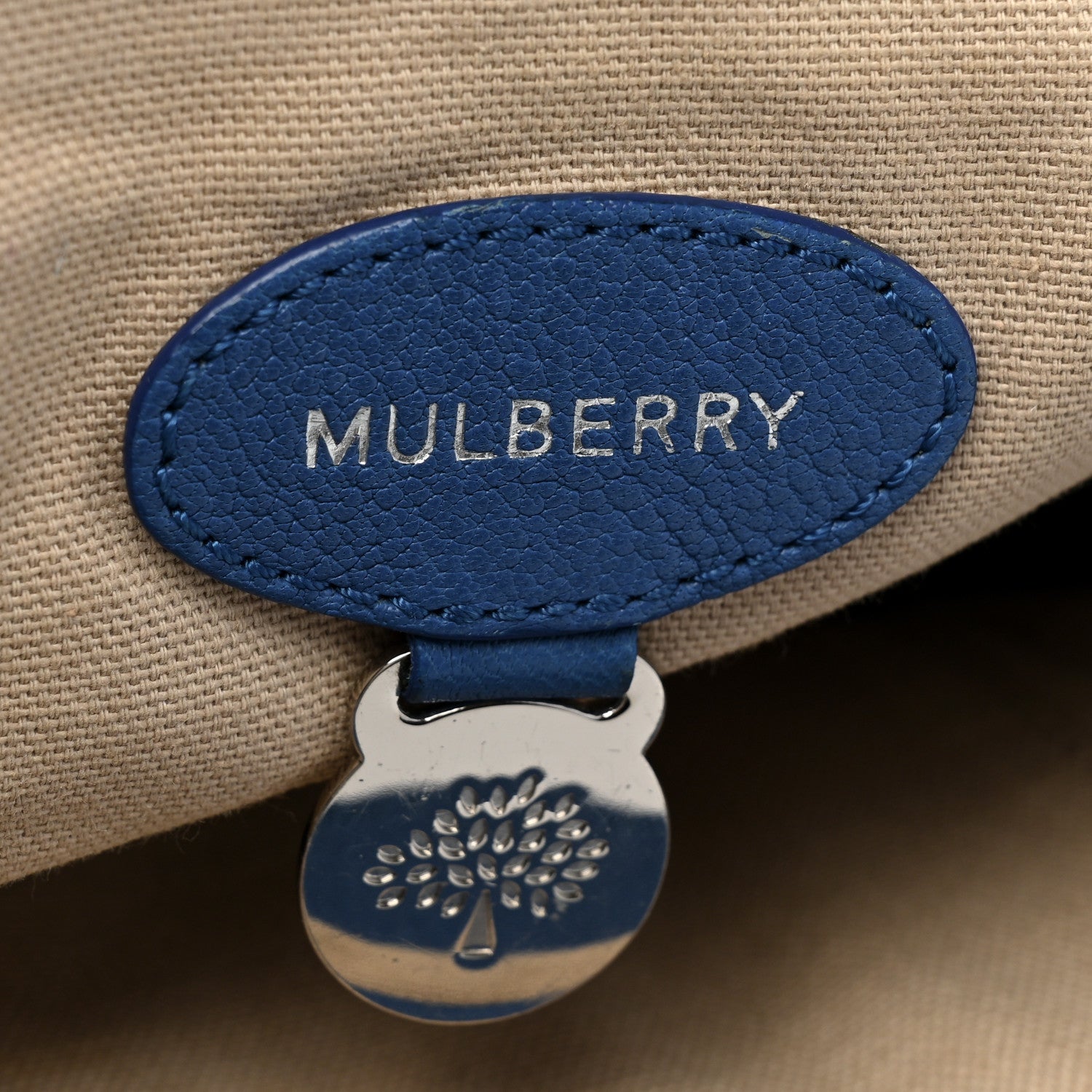 Mulberry Polished Buffalo Medium Alexa Bluebell Blue 5 of 22