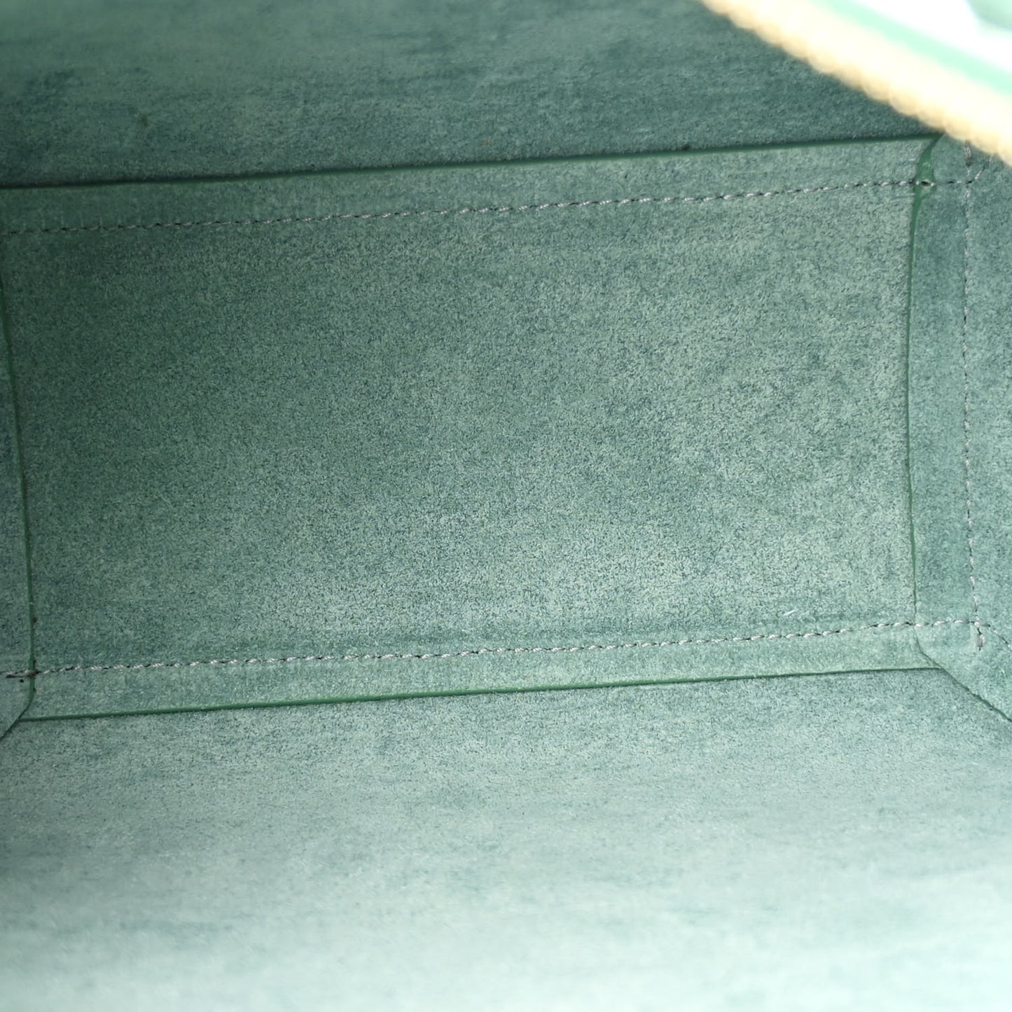 Grained Calfskin Nano Belt Bag Ice Mint