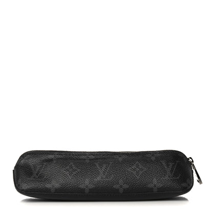 Louis Vuitton Monogram Eclipse Elizabeth Pencil Pouch Black 1 of 12