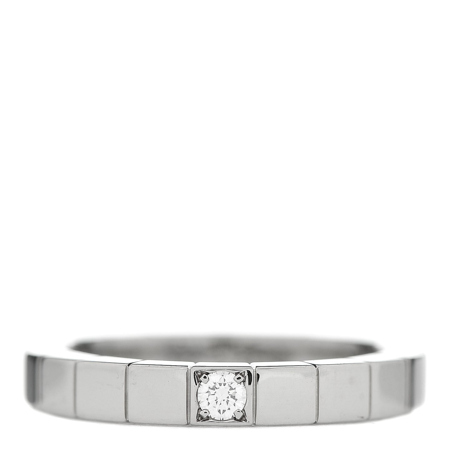 18K White Gold Diamond Lanieres Ring 51 5.75
