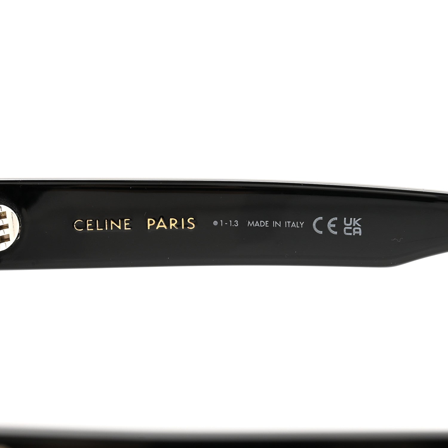 Celine Acetate Triomphe 01 Sunglasses CL 40238U Black 5 of 6