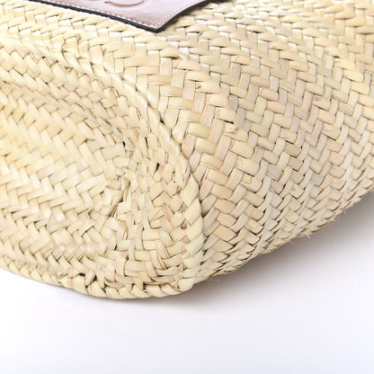 Loewe Raffia Large Basket Tote Bag Natural Tan 7 of 9