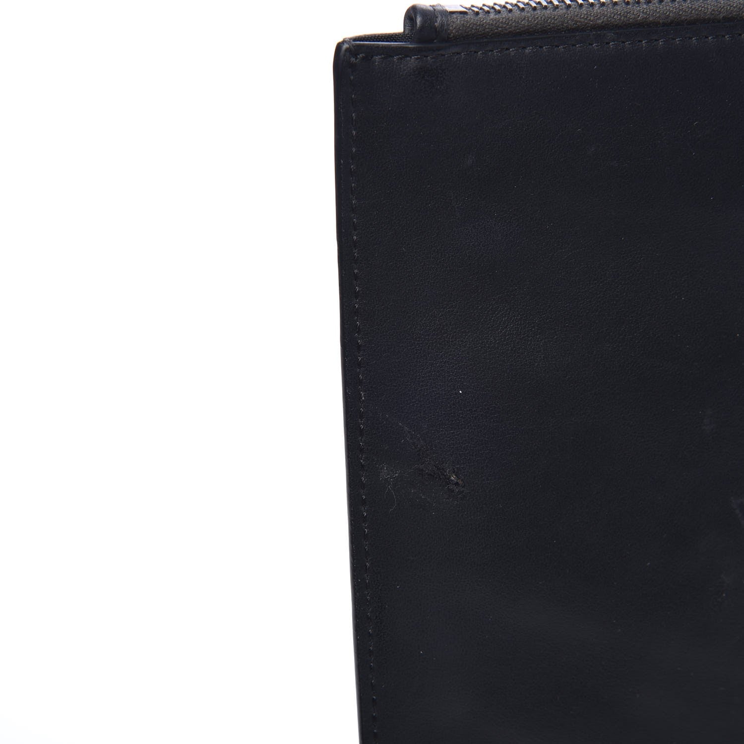 Fendi Vitello Century Elite Monster Eyes Pouch Black Graphite 9 of 10