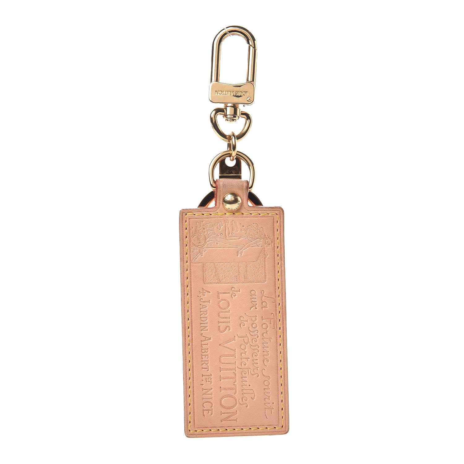 Louis Vuitton Vachetta Porte Clefs Fortune Key Chain 1 of 4