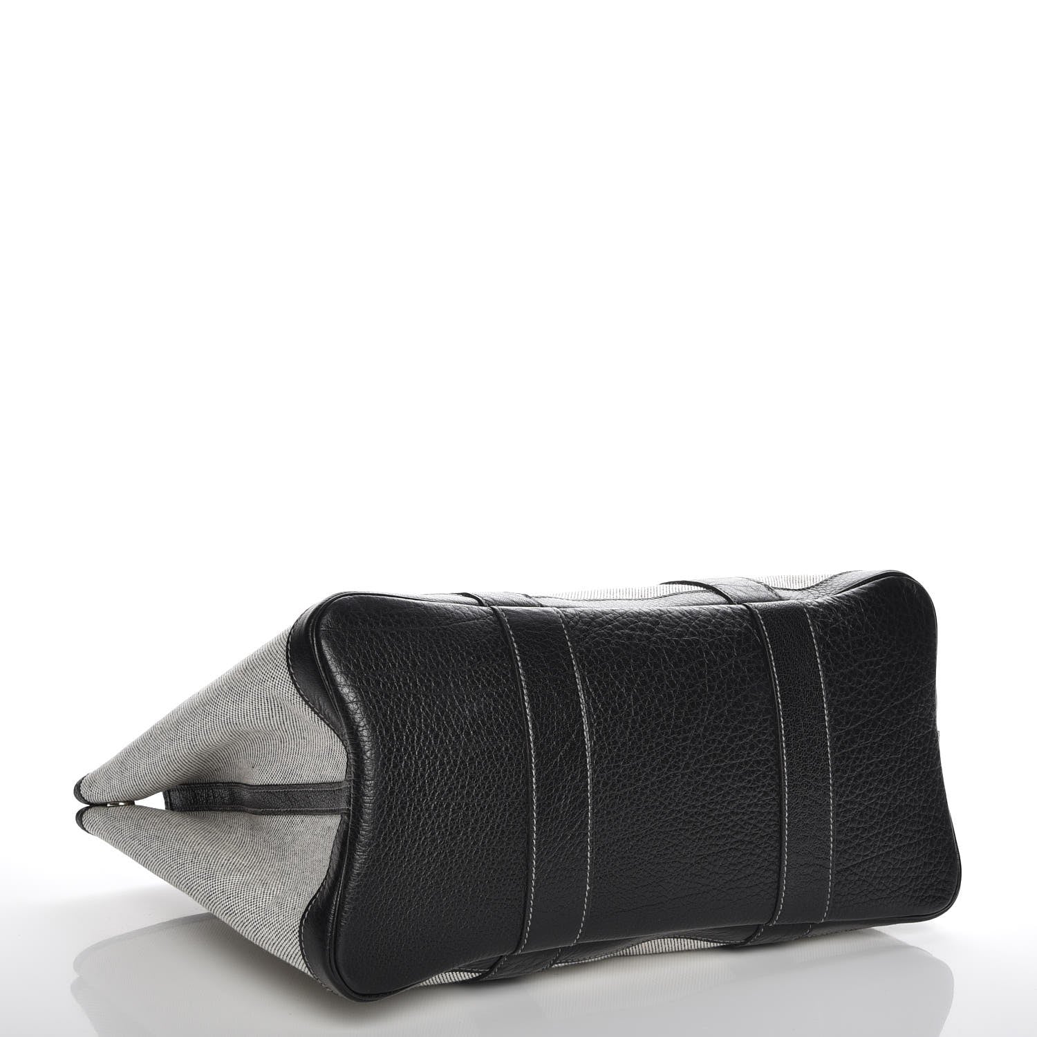 Hermes Buffle Skipper Toile Garden Party 36 MM Tote Black 4 of 6