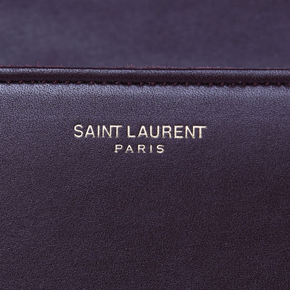 Saint Laurent Calfskin Medium Dylan Shoulder Bag Burgundy 9 of 12