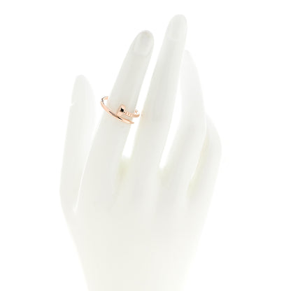 Cartier 18K Pink Gold Small Juste Un Clou Ring 51 5.75 2 of 6
