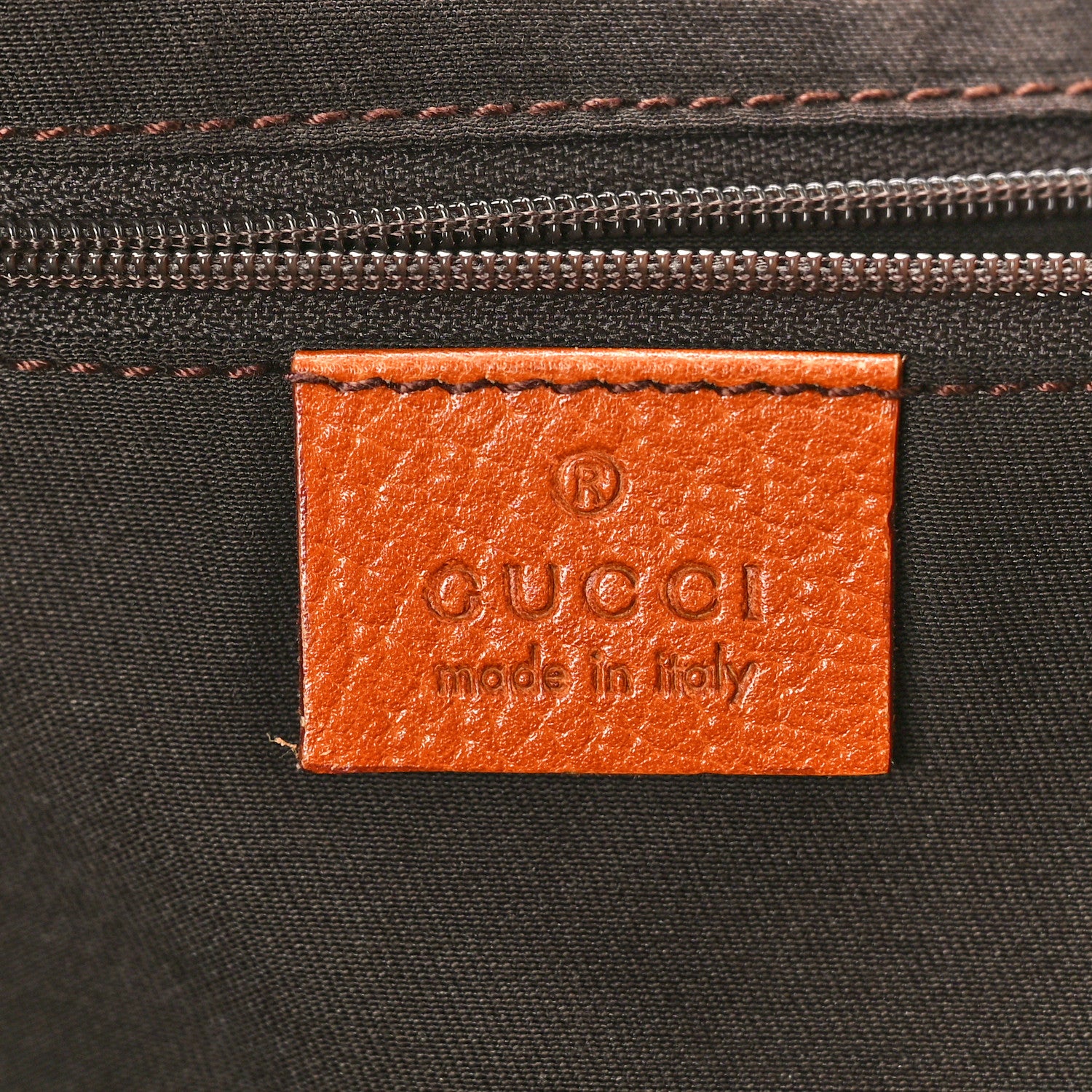 Gucci Monogram Large Abbey Tote Orange 6 of 14