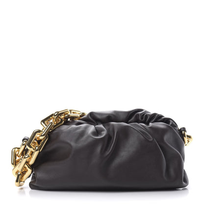 Bottega Veneta Calfskin The Pouch Chain Ebano 1 of 10
