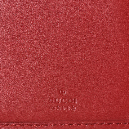 Gucci Calfskin Matelasse GG Marmont Wallet Hibiscus Red 6 of 12