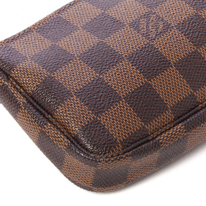 Louis Vuitton Damier Ebene Complice Trunks and Bags Mini Pochette Accessories Red 6 of 8