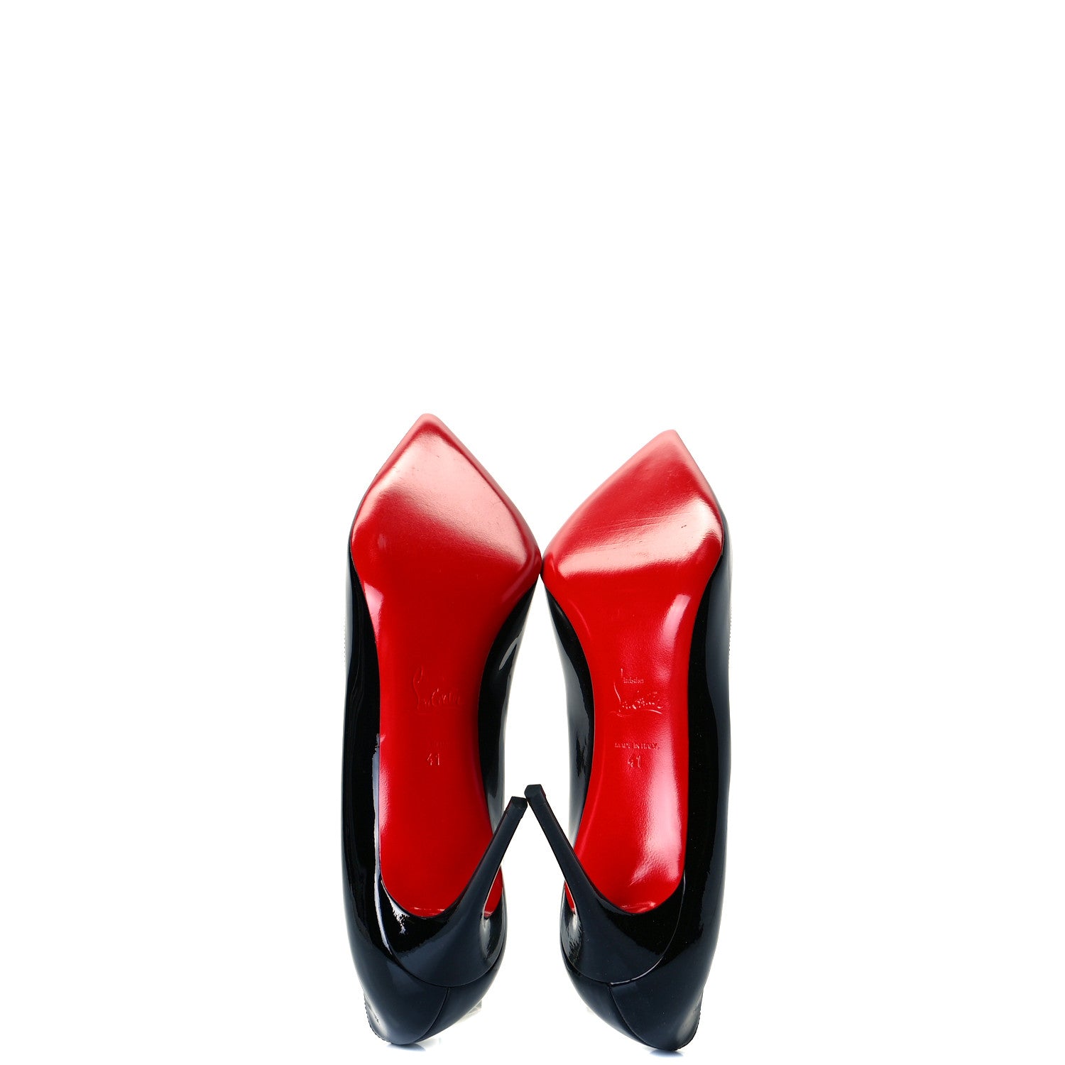 Christian Louboutin Patent Pigalle Follies 85 Pumps 41 Black 7 of 9