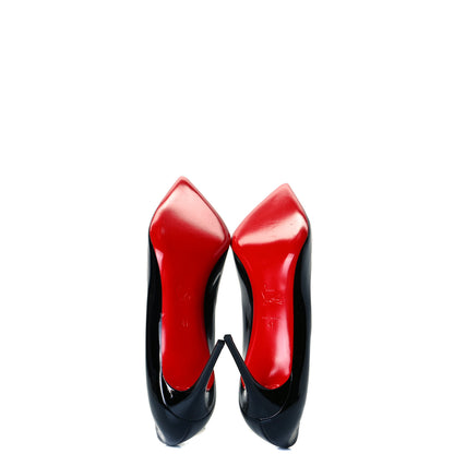 Christian Louboutin Patent Pigalle Follies 85 Pumps 41 Black 7 of 9