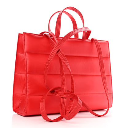 Telfar Nylon Medium Puff Shopping Bag Red 3 of 9