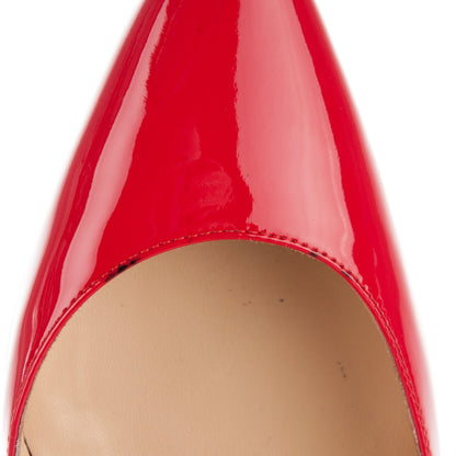 Christian Louboutin Patent Iriza 100 Pumps 38.5 Pavot 8 of 8