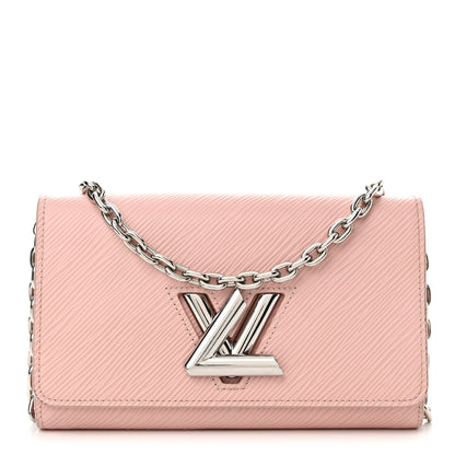 Louis Vuitton Epi Twist Chain Wallet Rose Ballerine 1 of 14