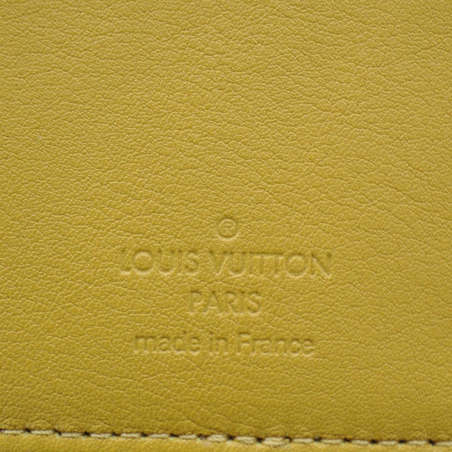 Louis Vuitton Denim Amelia Wallet Black 6 of 7