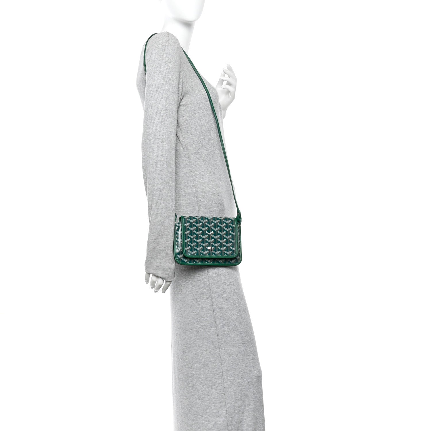 Goyard Goyardine Plumet Wallet Clutch Green 2 of 11