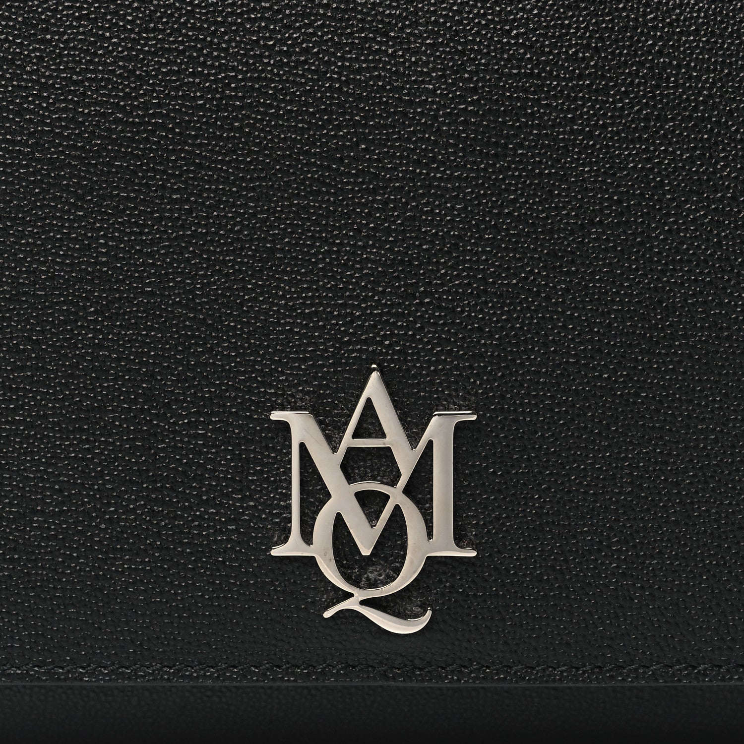 Alexander McQueen Calfskin Insignia Pouch Black 7 of 9