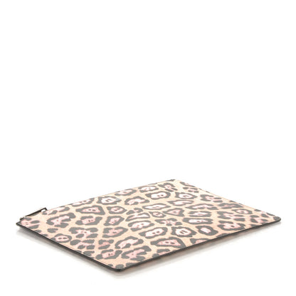Givenchy Coated Canvas Jaguar Print Zip Pouch 4 of 8