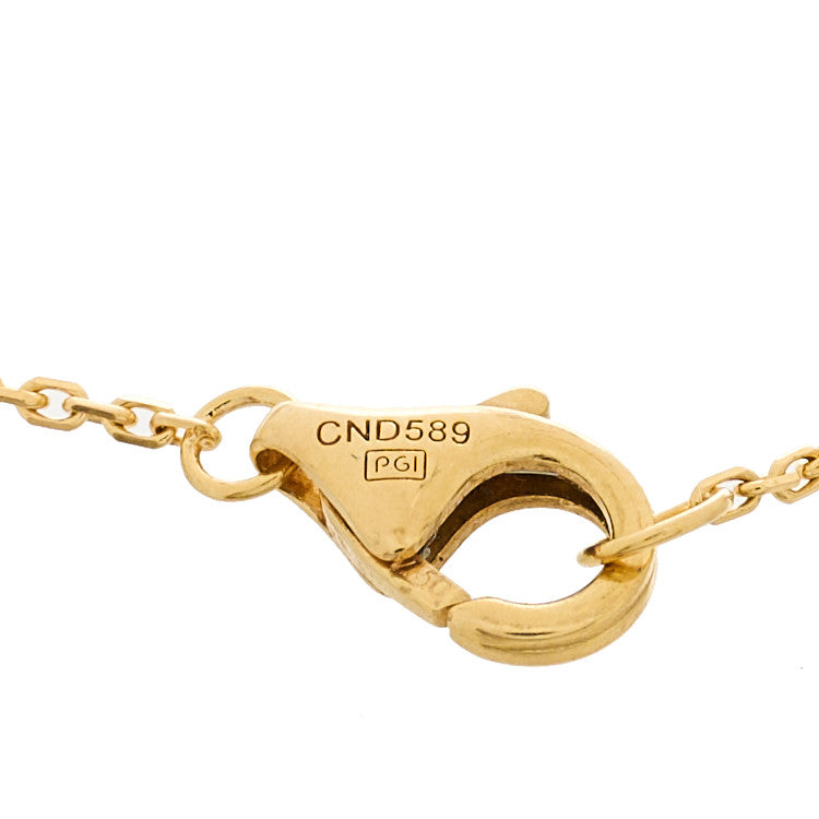 Cartier 18K Yellow Gold Diamond Mother of Pearl Amulette de Cartier Bracelet 6 of 6