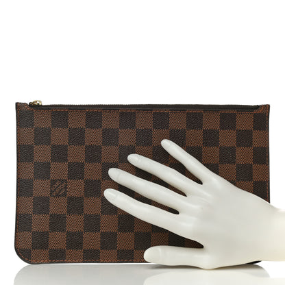 Louis Vuitton Damier Ebene Neverfull MM GM Pochette 2 of 10