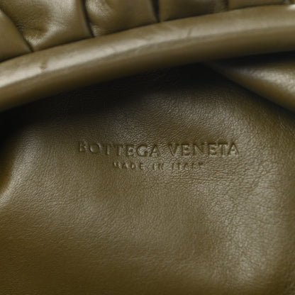 Bottega Veneta Smooth Butter Calf The Pouch Oversized Clutch Kaki Fondent 6 of 9