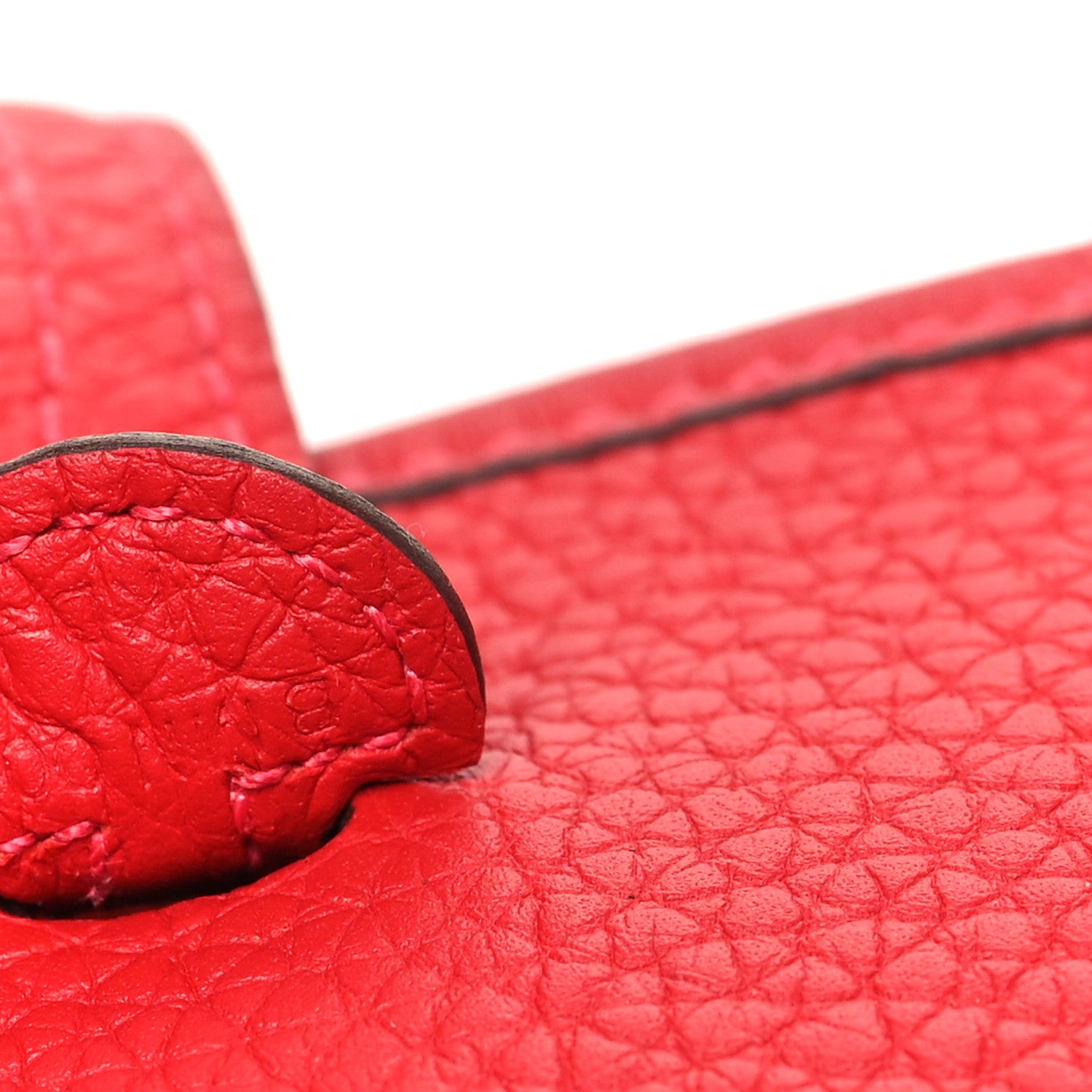 Hermes Taurillon Clemence Evelyne TPM Rouge Piment 7 of 12