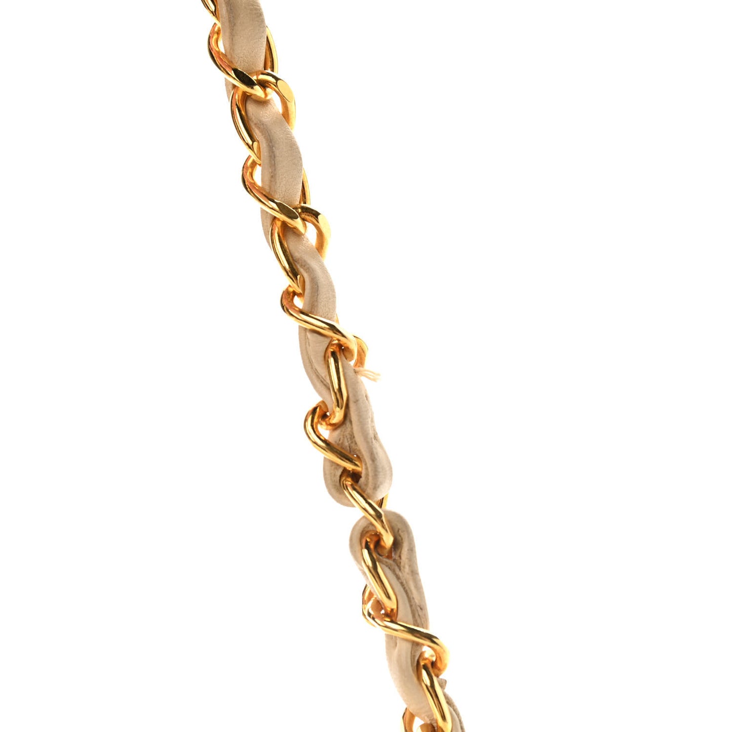 Lambskin Quilted Medium Double Flap Light Beige