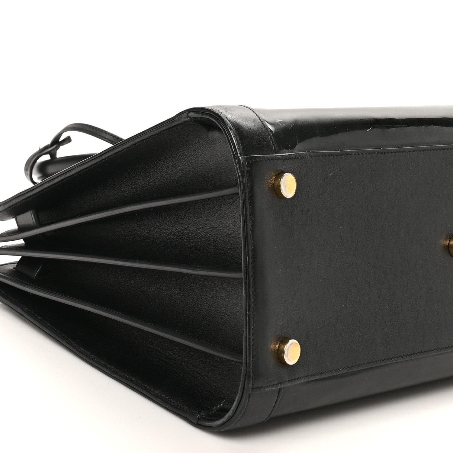 Saint Laurent Patent Calfskin Small Sac de Jour Black 9 of 11