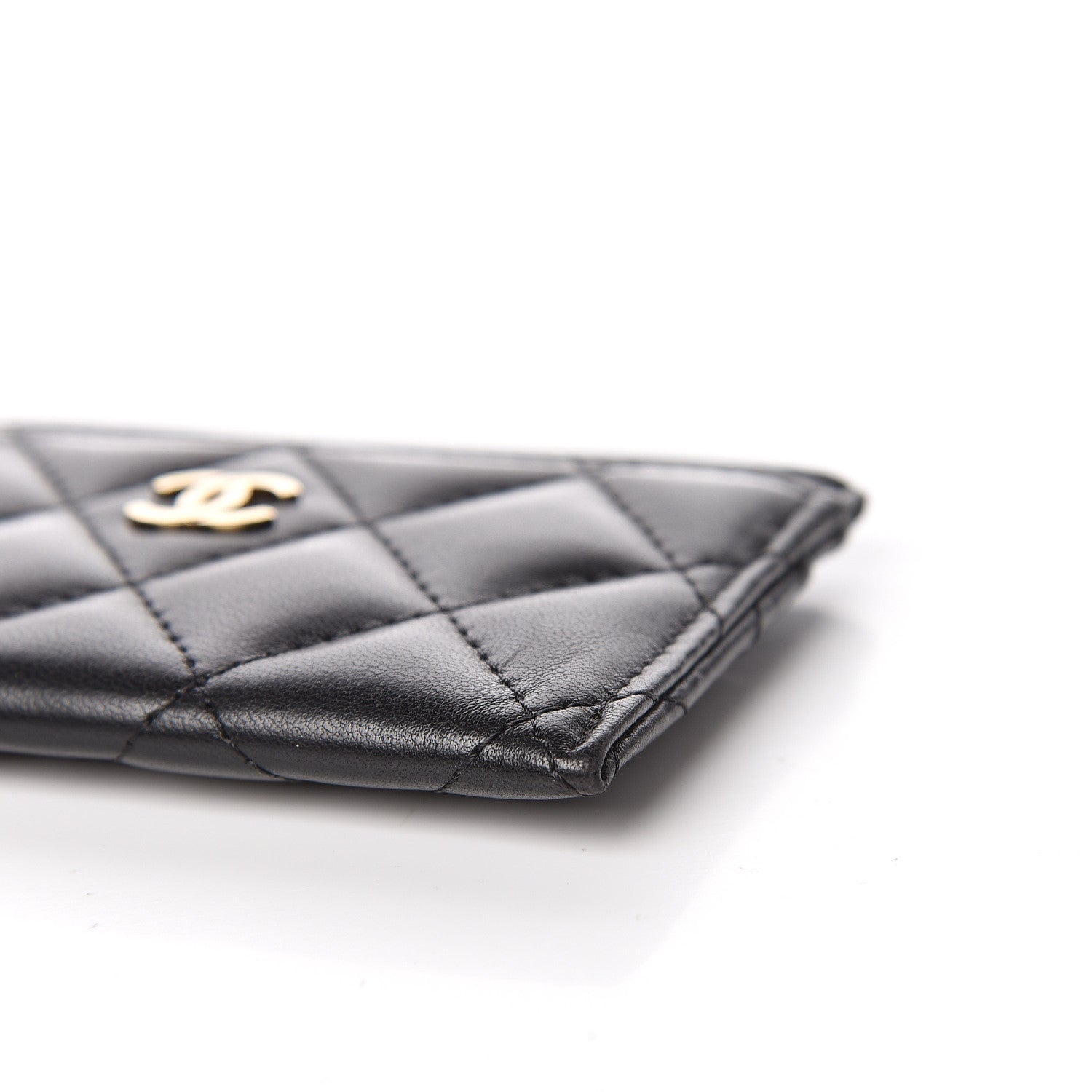 Chanel Lambskin Quilted Card Holder Black 11 of 13