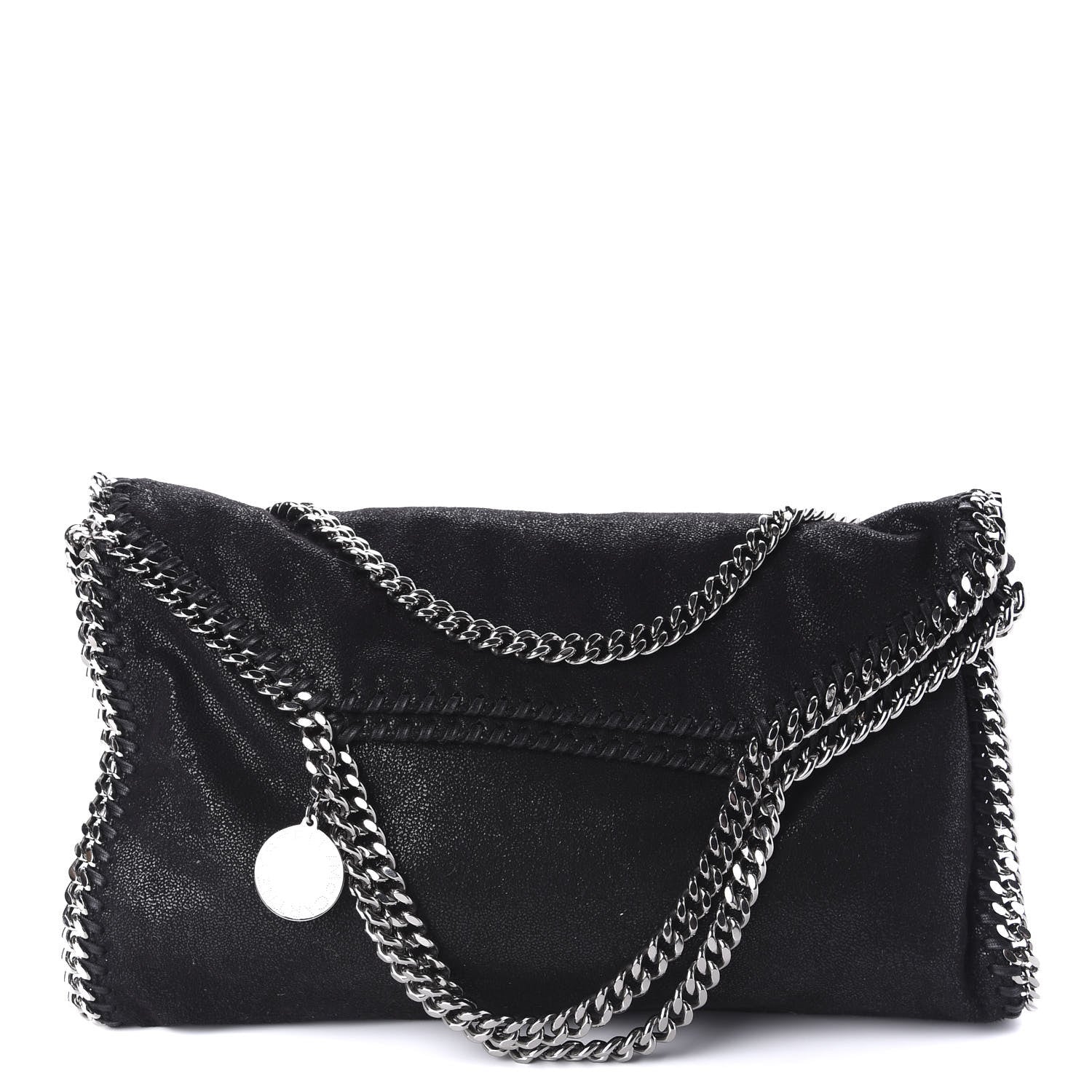 Stella McCartney Shaggy Deer Falabella Fold Over Tote Black 1 of 11