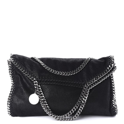Stella McCartney Shaggy Deer Falabella Fold Over Tote Black 1 of 11