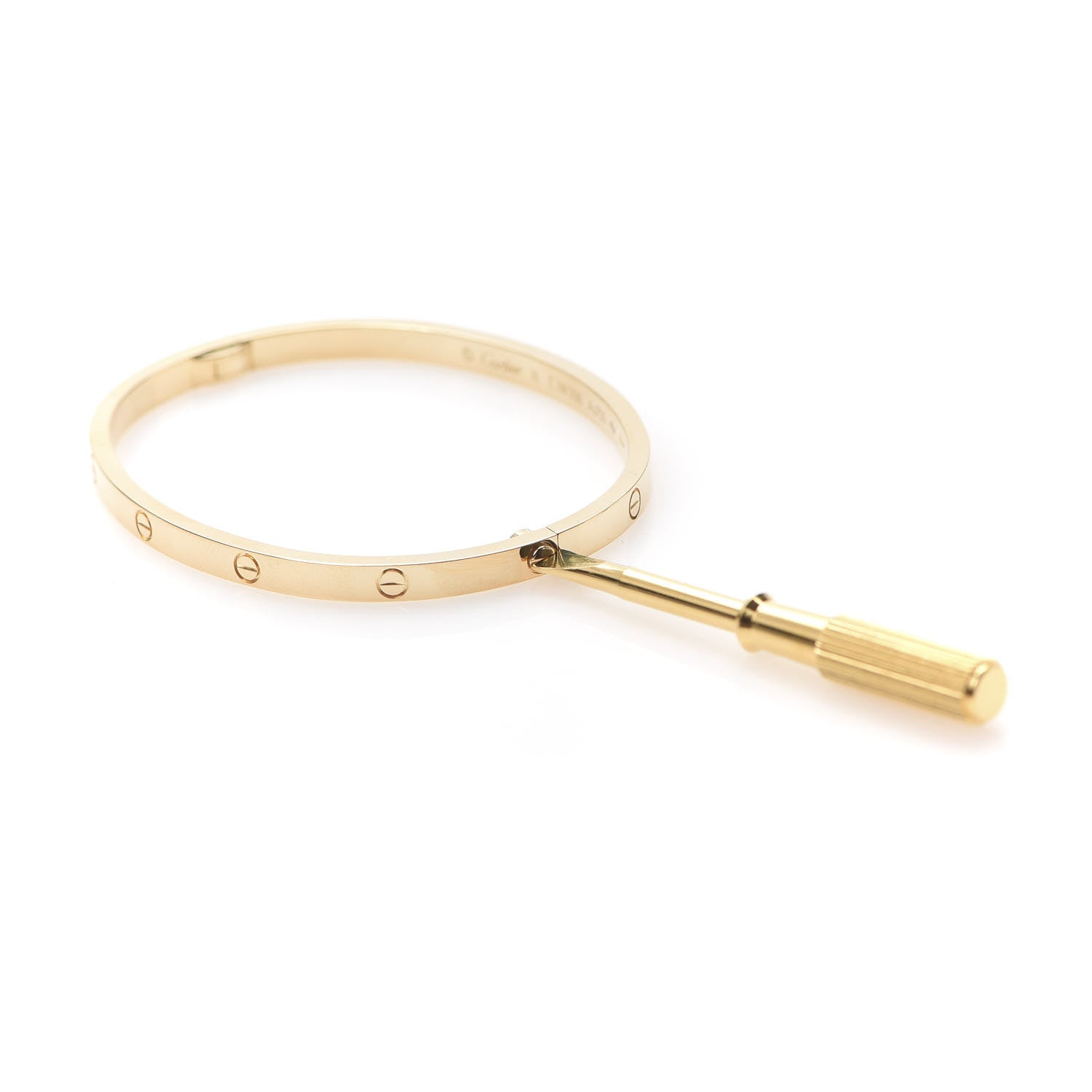 Cartier 18K Yellow Gold Small LOVE Bracelet 16 4 of 6
