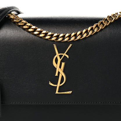 Saint Laurent Calfskin Medium Monogram Sunset Black 9 of 12