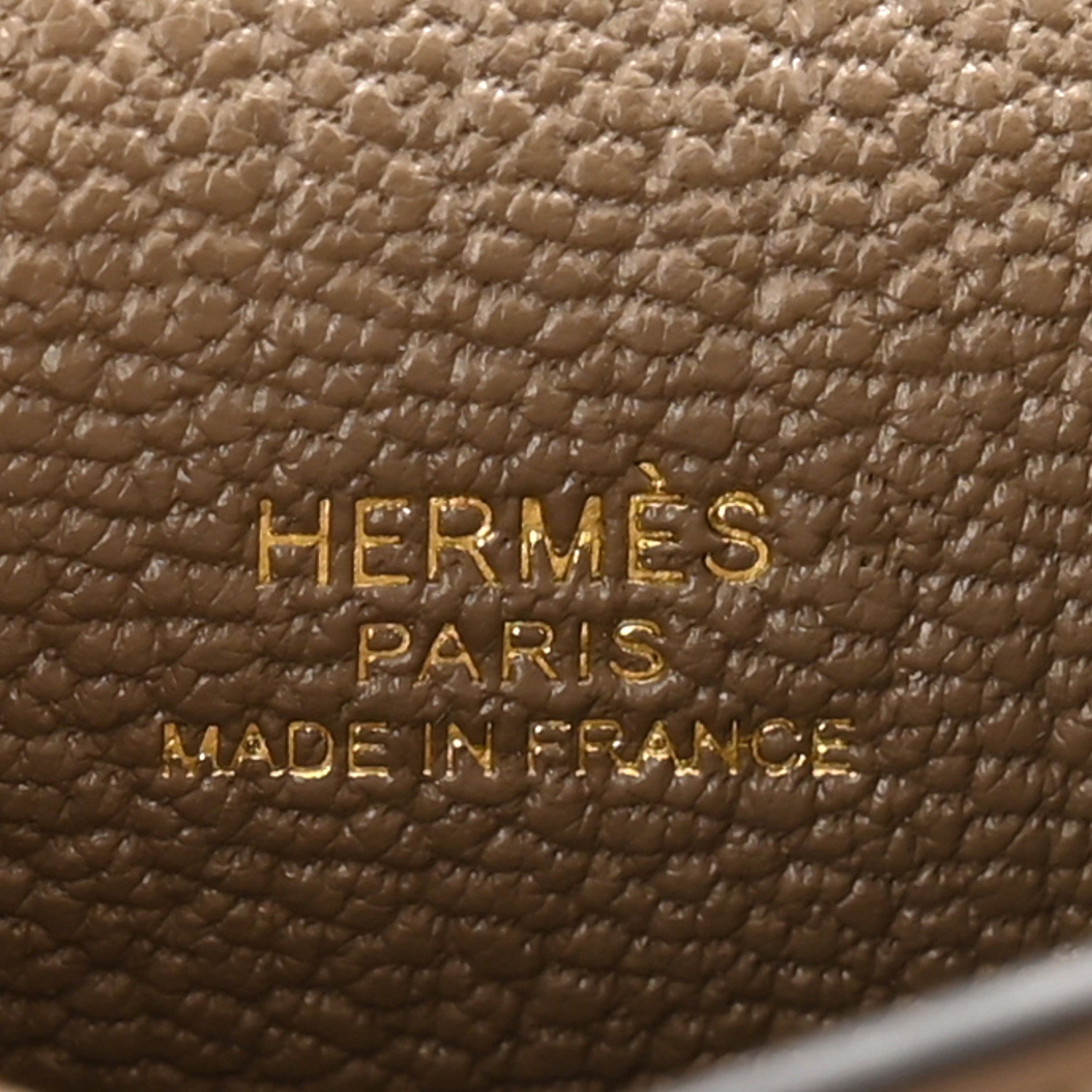 Hermes Tadelakt Chevre Mysore Kelly Quelle Idole Bag Charm Etoupe Nata Black 6 of 10