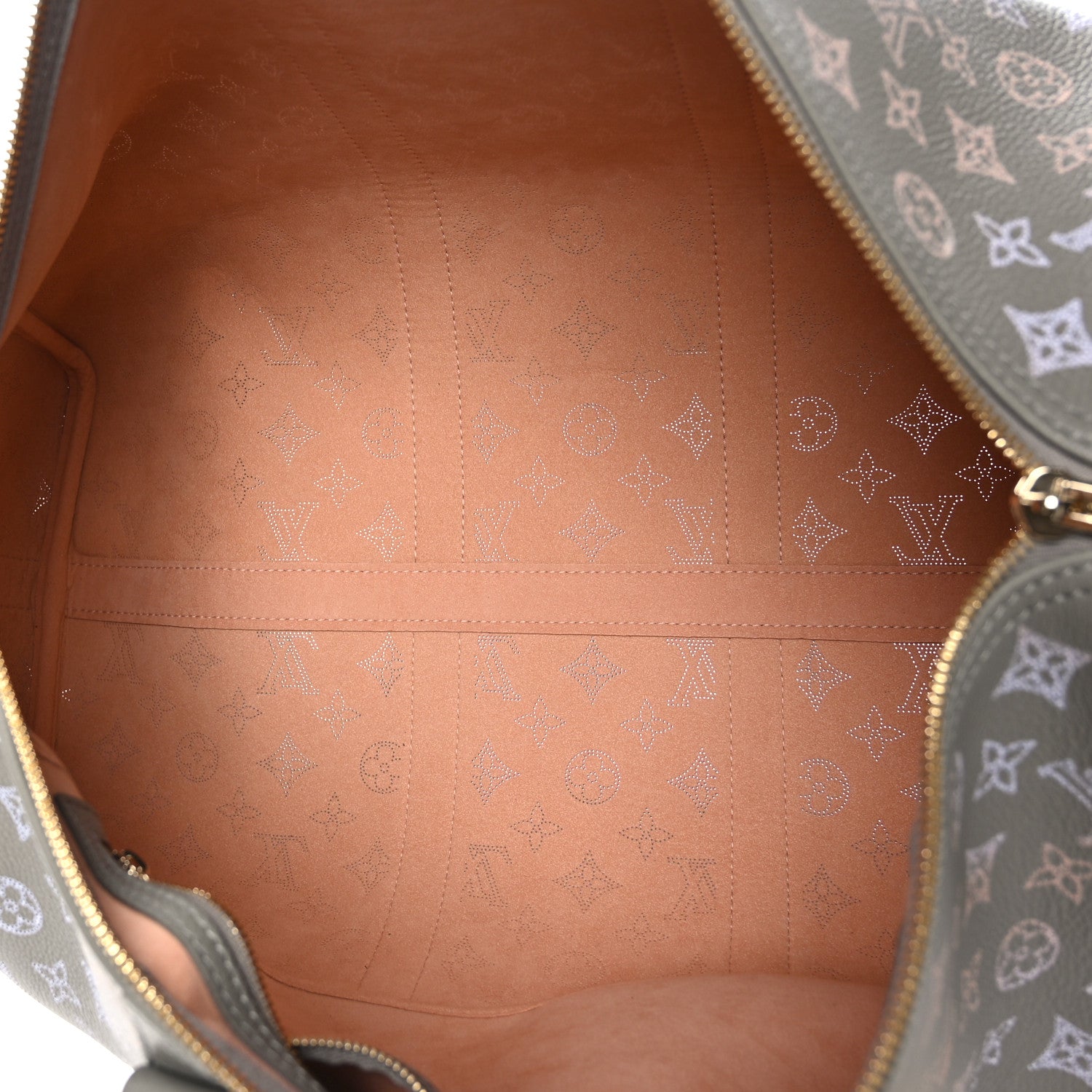 Louis Vuitton Mahina Flight Mode Keepall Bandouliere 45 Gray 5 of 10