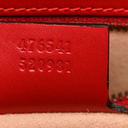 Gucci Calfskin Sylvie Web Small Queen Margaret Top Handle Bag Blue Agata Hibiscus Red Mystic White Sugar Pink 7 of 15