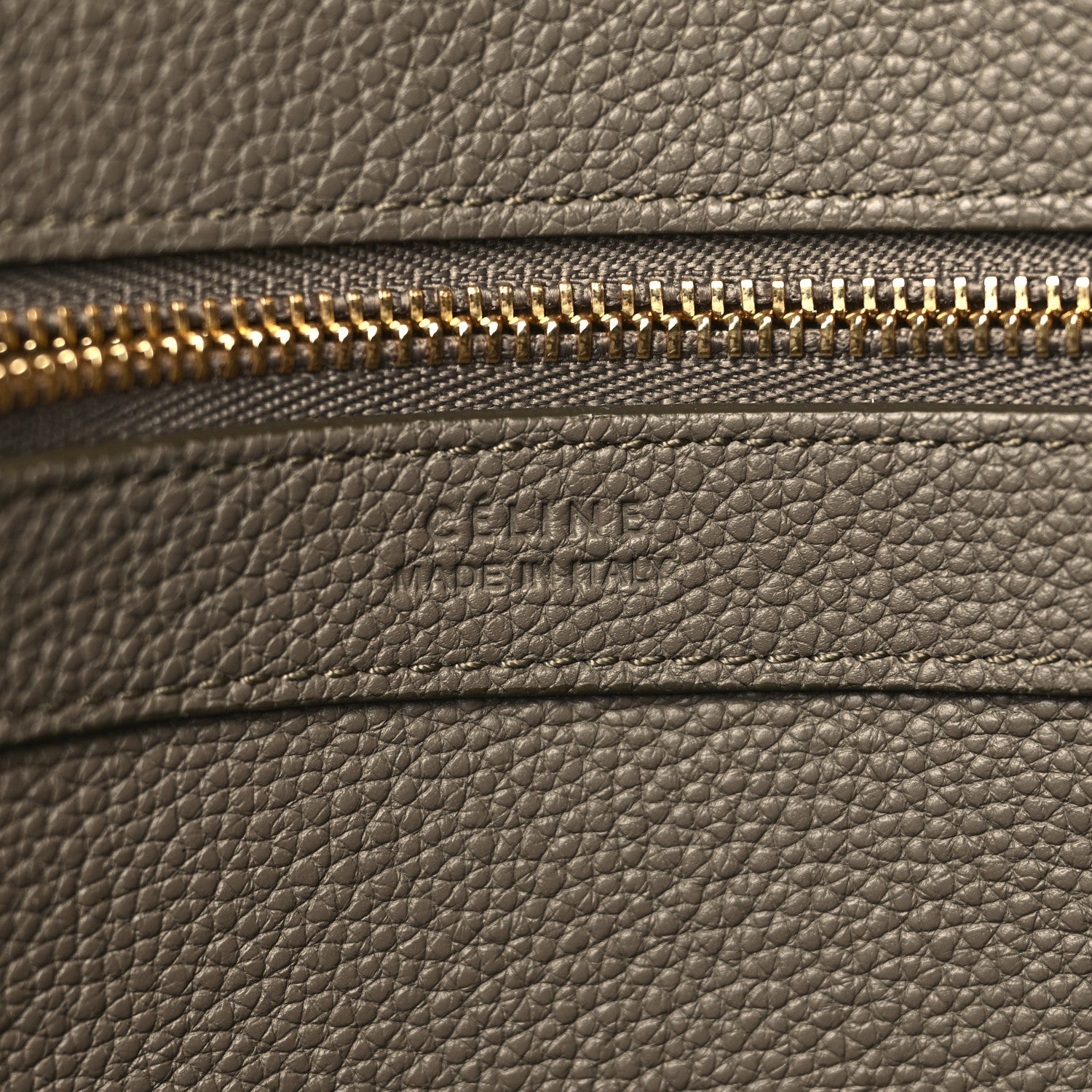 Celine Soft Grained Calfskin Small Belt Cabas Phantom Taupe 6 of 7