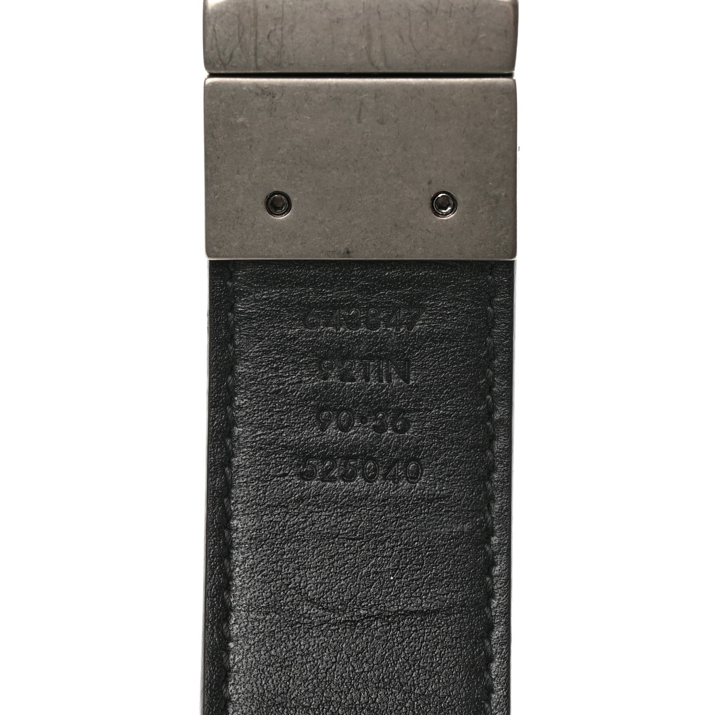 GG Supreme Monogram Plutone Calfskin Palladium Double G Reversible 30mm Belt 90 36 Beige Ebony Black