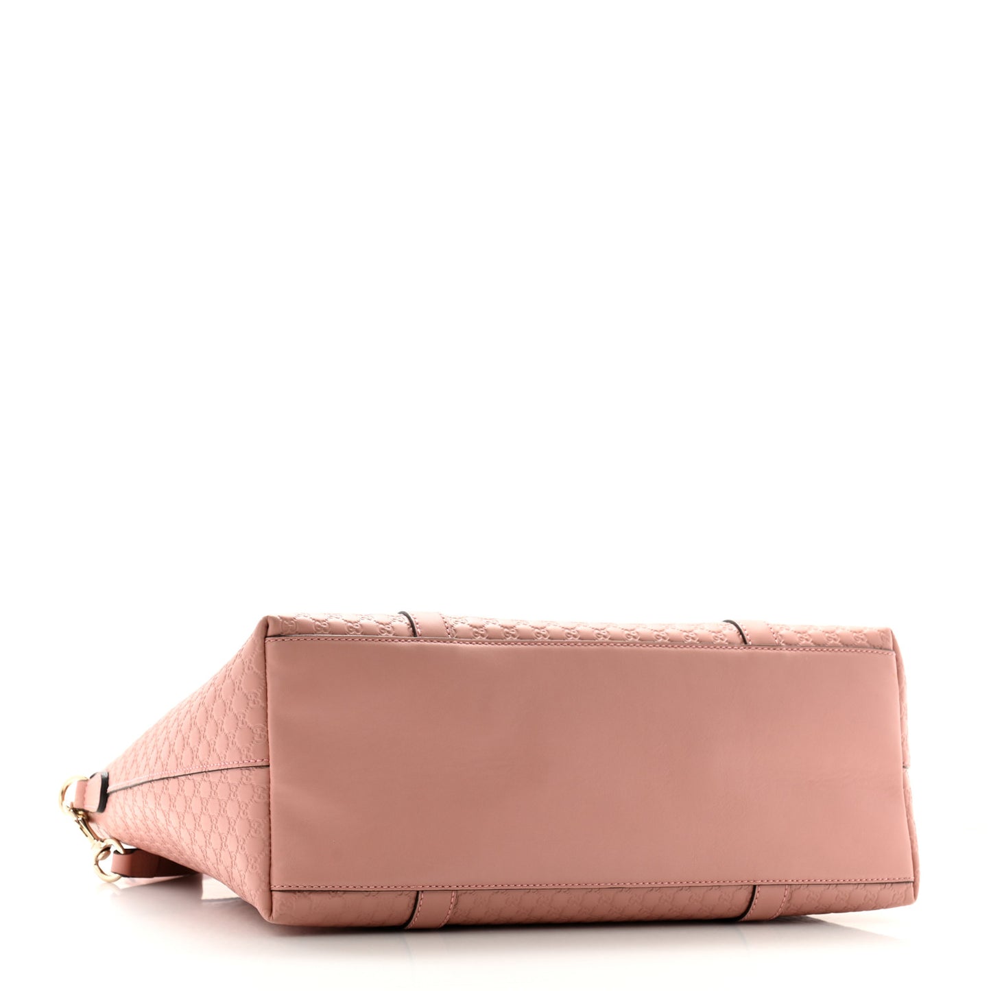 Soft Microguccissima Medium Zippered Satchel Soft Pink