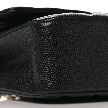 Chanel Caviar Quilted Medium Double Flap Black 8 of 9