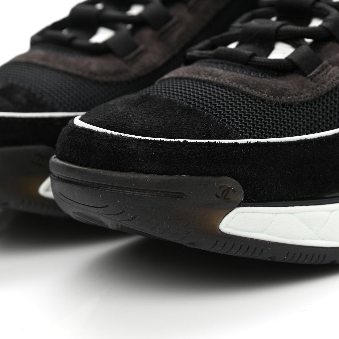 Fabric Suede CC Sneakers 39 Black Dark Grey