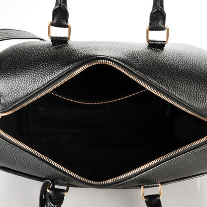 Saint Laurent Grained Calfskin Classic Duffle 6 Black 5 of 7