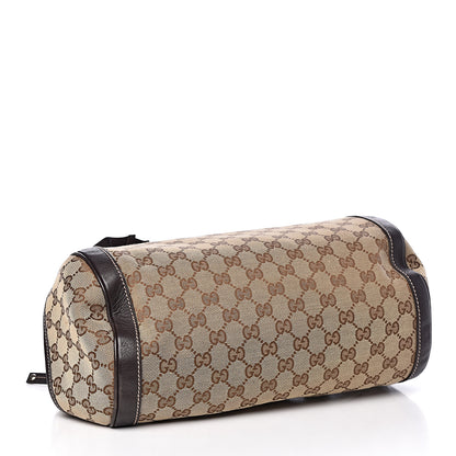 Gucci Monogram Trophy Satchel Ebony 4 of 10