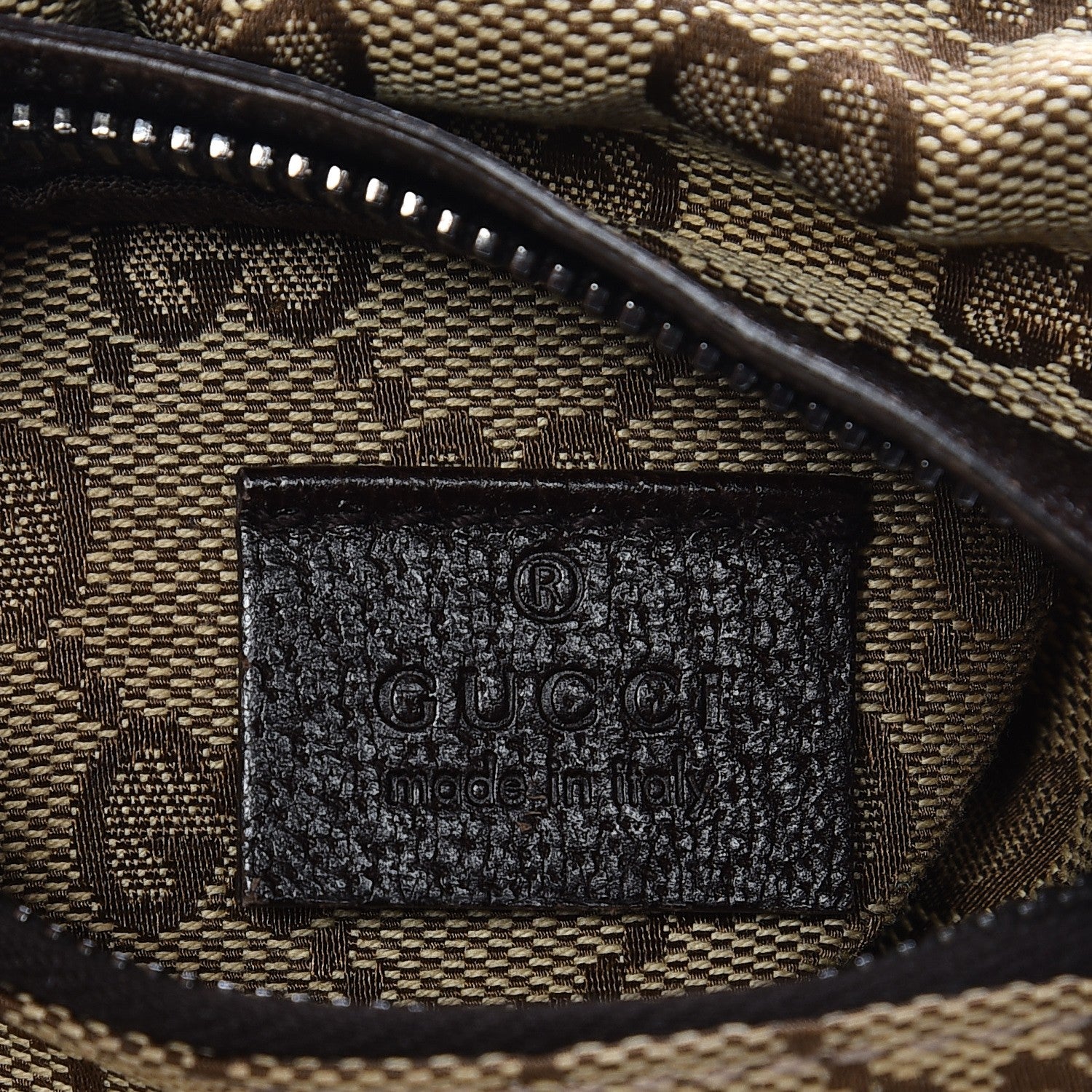 Gucci Monogram Web Belt Bag Dark Brown 6 of 9