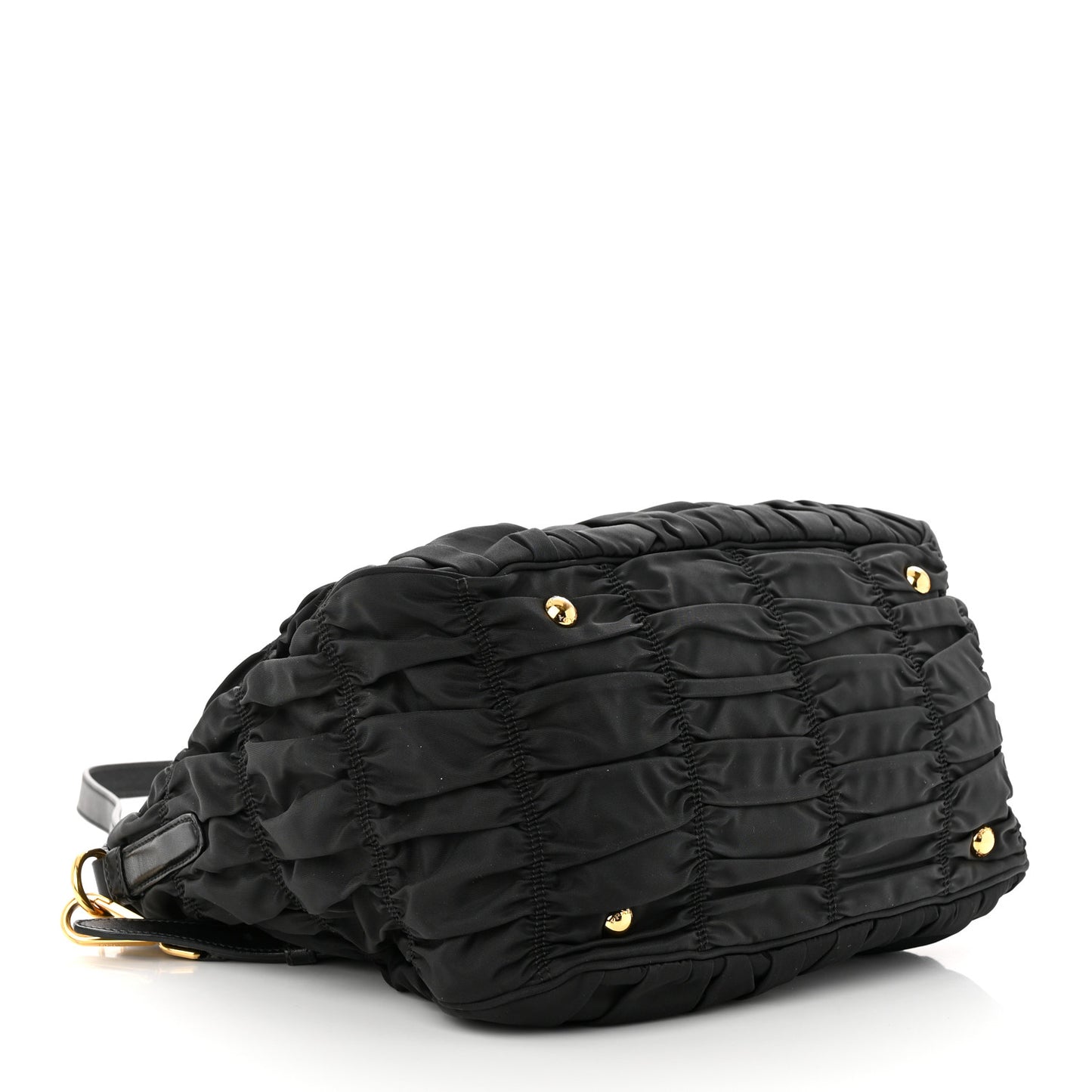 Tessuto Nylon Gaufre Tote Black